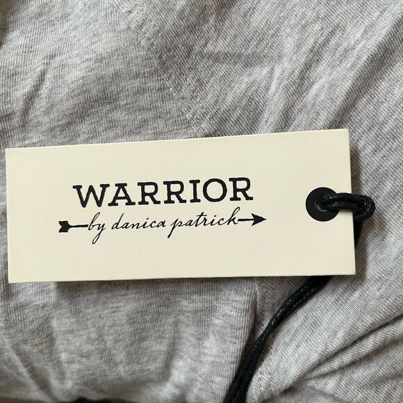 Warrior by Danica Patrick Gray and Gold zip up Asymmetrical Jacket Size … - Picture 4 of 6